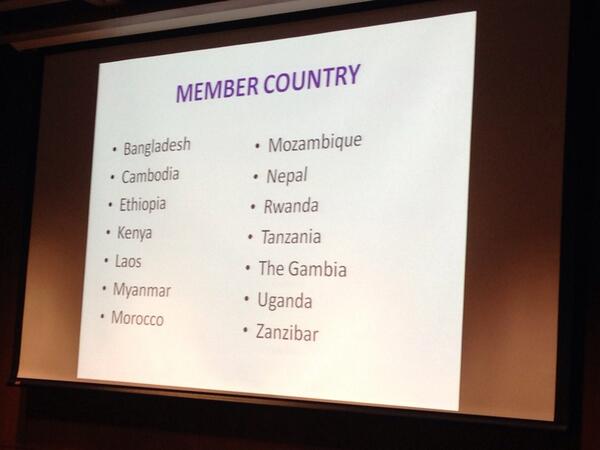 Impressive list of member countries of government group #CBA8 http://t.co/X4q0EwVkuo