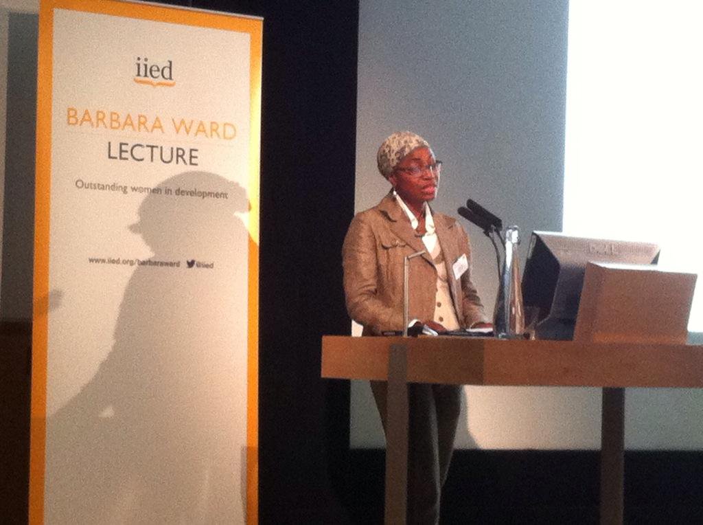 Fatima Denton 'place state back at centre of development in Africa' #BarbaraWard2014 lecture @iied http://t.co/psaT3ZDehZ