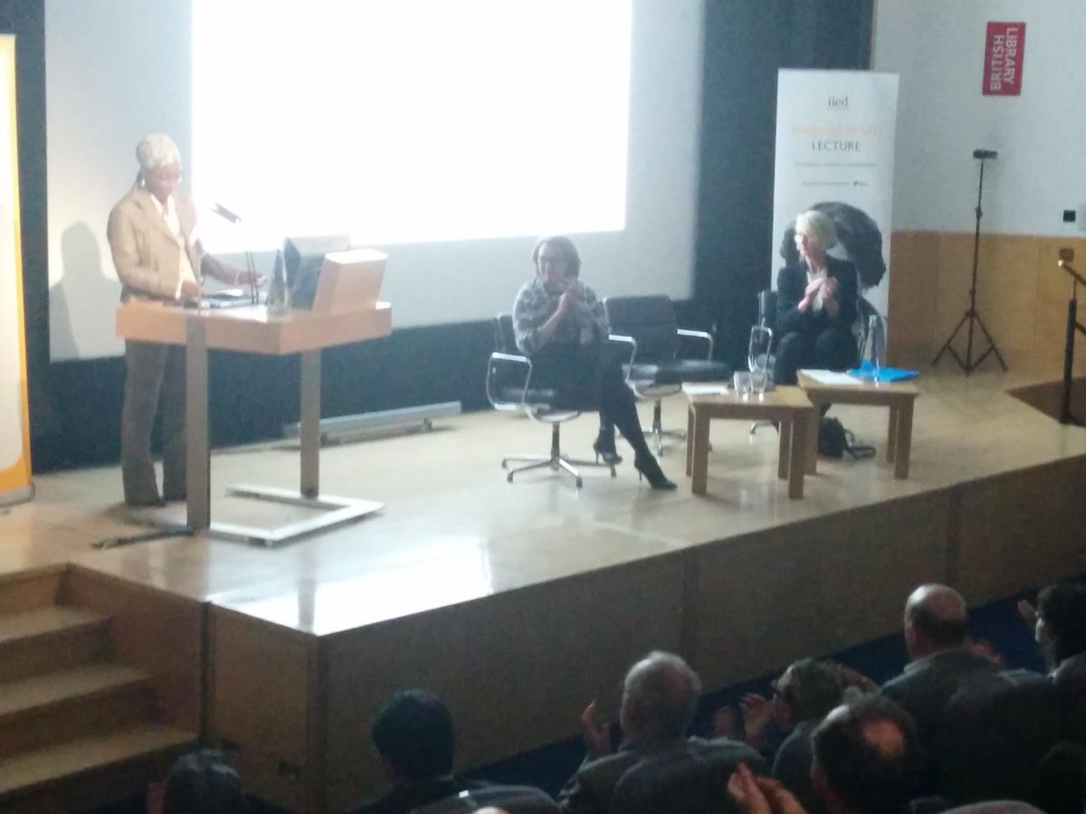 Applause greets the end of @Fatima_ACPC's #BarbaraWard2014 lecture, and the Q&A begins... http://t.co/iqJaakMruR