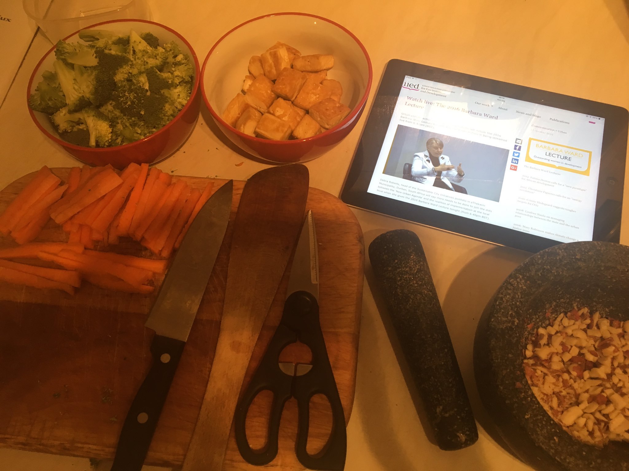 Thanks for streaming #BW2016 @IIED. I could watch whilst prepping dinner. Very interesting talk by Debra Roberts https://t.co/kQgrrbrM9t