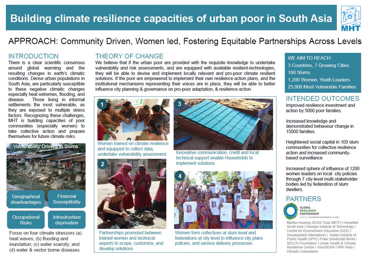 2 Building climate resilience capacities of urban poor in South Asia --> https://t.co/AeCIzDQNlV @mahilahsg #CBA10 https://t.co/ov9zTZN7de