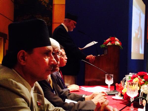 Nepal's prime minister calls for enhanced global funding for adaptation and CBA #CBA8 http://t.co/ifCcQX8S8j