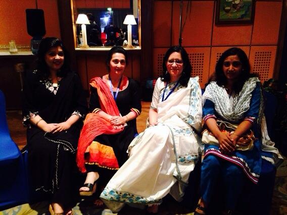 The other side of the balance, I like that :) @SaleemulHuq: Gender unbalanced contingent from Bangladesh at #CBA8 http://t.co/6krNne0tZT