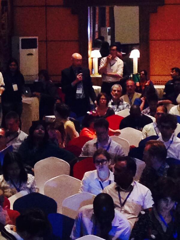 Colin McQuinn from Practical Action pledges to take the KTM to countries where they work. #CBA8 http://t.co/3aNdlOkS6F
