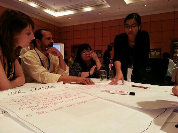 Breakout groups on steroids in #CBA8 talk about civil society advocacy in adaptation. http://t.co/86nlZqmoq7