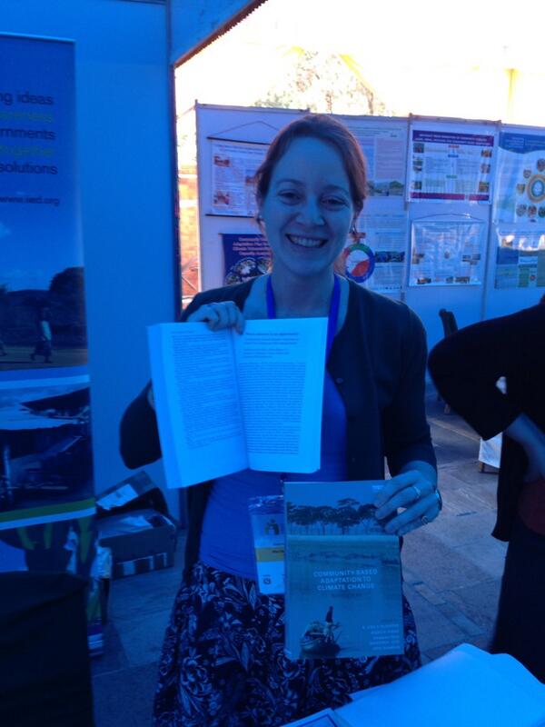 And @BangkokDi holding up her chapter of the book: When disaster is an opportunity...#CBA8 http://t.co/GXTEhiWH33