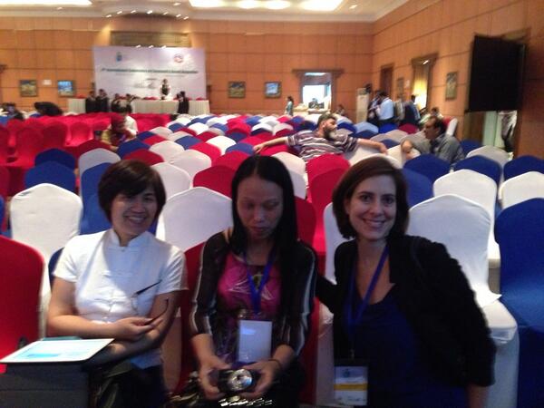 Getting ready for panel on urban adaptation with @ACCCRN partners from Vietnam  #CBA8 http://t.co/0UvjnbxB1j