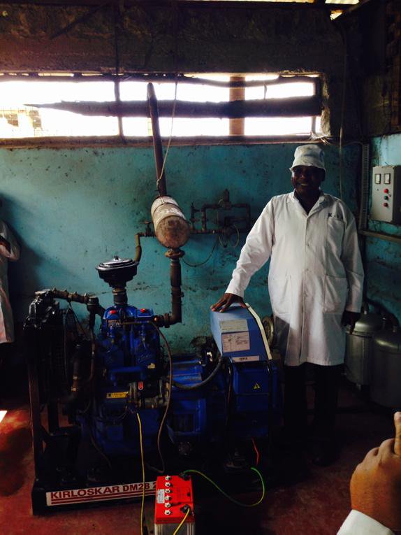 Maasai Biogas plant next to slaughterhouse #CBA9 http://t.co/YI7nFhfyCD