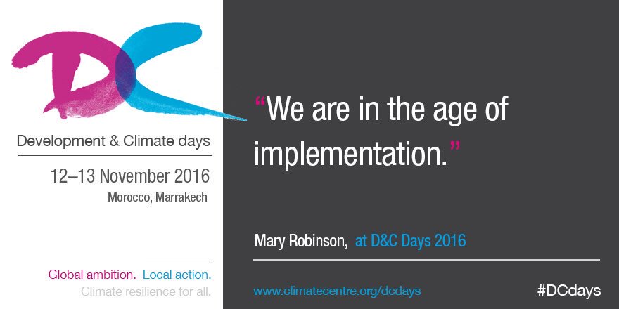 "We are in the age of implementation." Thanks to Mary Robinson and all who joined important discussions at #dcdays https://t.co/E6BWReBr7X https://t.co/tDFnnlz7UV
