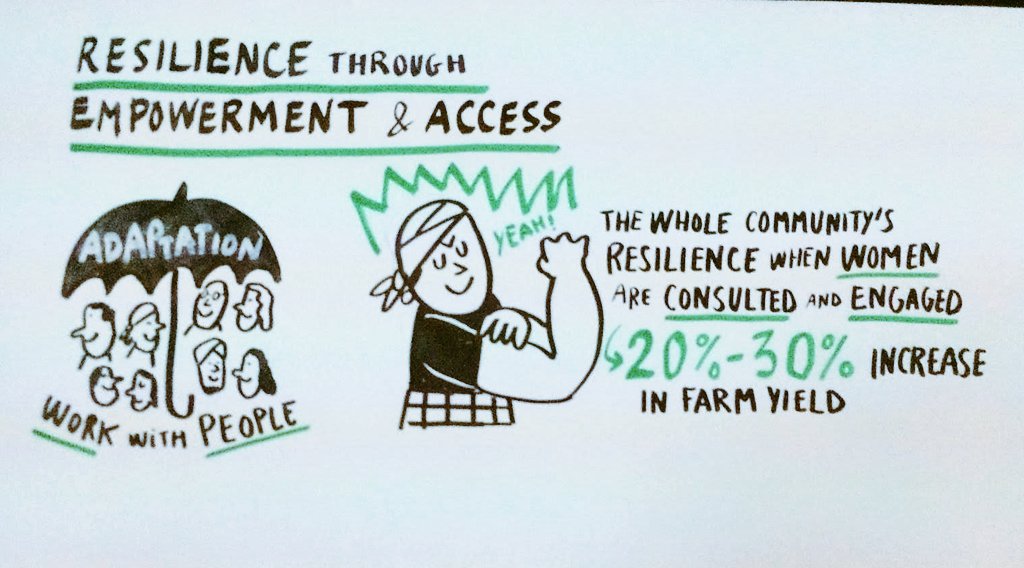 The #DCDays17 view of our session on gender responsive climate action for resilient communities #genderequality #empowerment #participation #livedexperience #MindTheGap #ClimateJustice  #COP23 https://t.co/dDD7Xgf1Gw