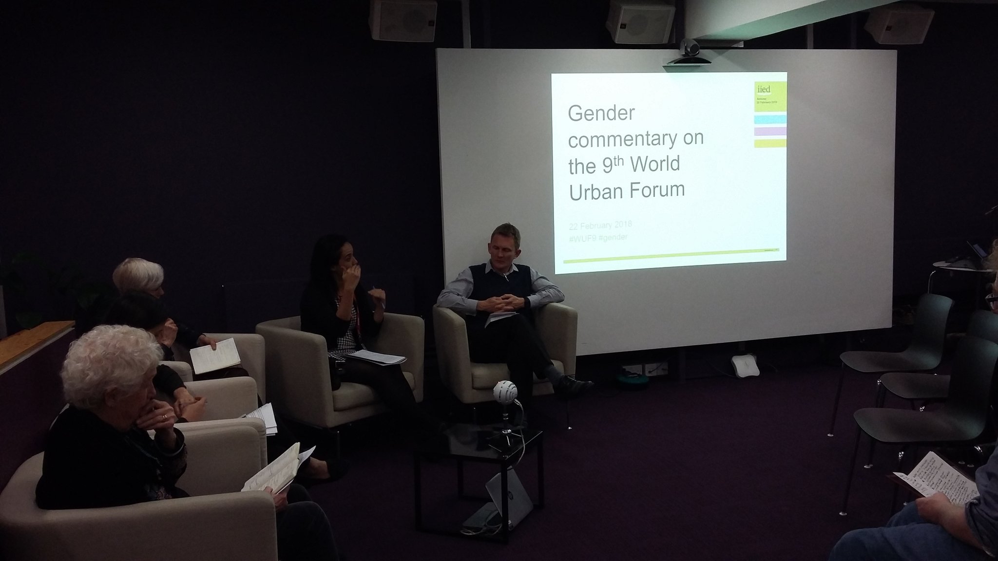 Rich discussion at @iied on gender at #WUF9. One big gap Caroline Moser suggests is being able to translate results of gender analysis into practice. Lots of capability on theory but less on operations. https://t.co/ZvdPUuFynx