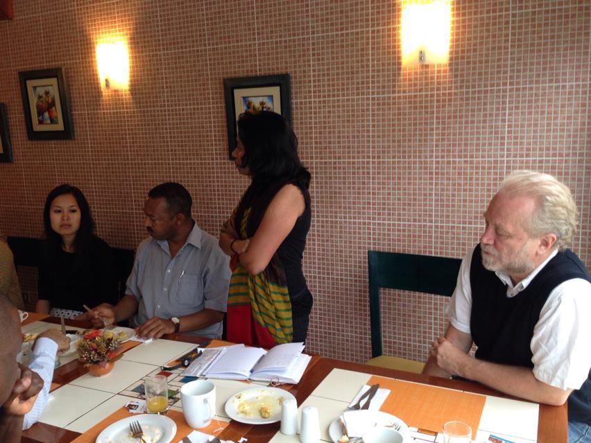 Simon Anderson from @IIED joining regular @LDCChairUNFCCC breakfast @LimaCop20 http://t.co/uOVxPaXs6L