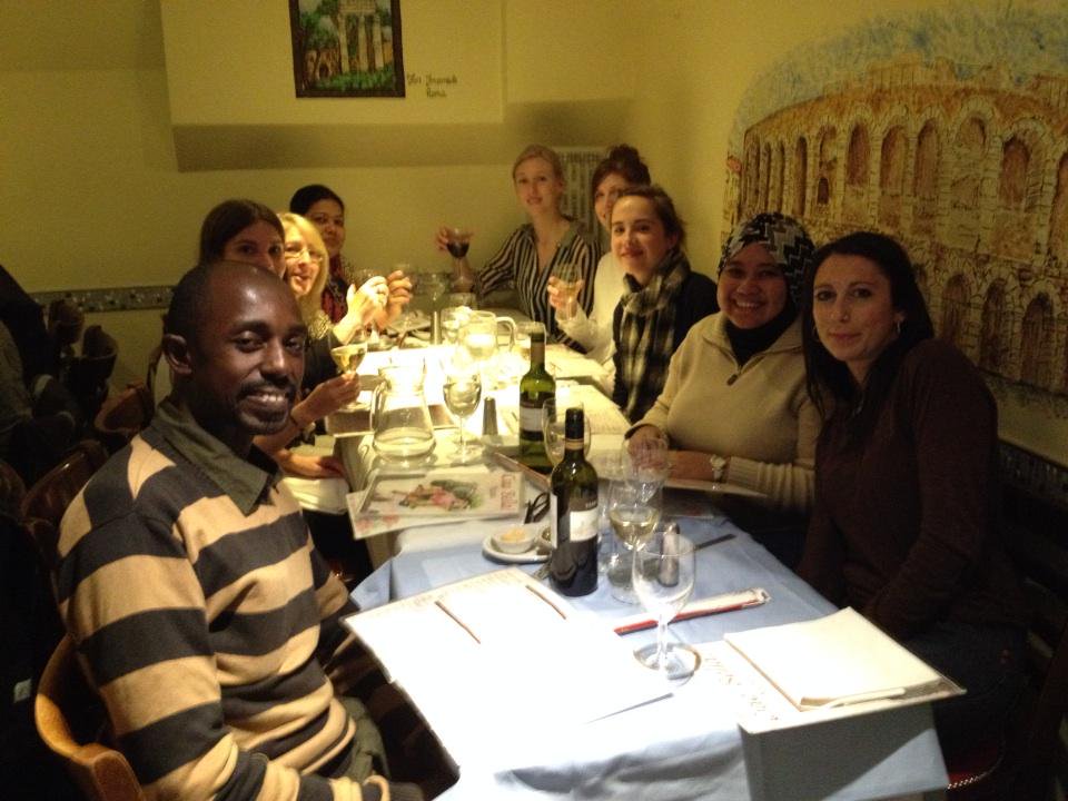 It's not all hard work at #CommsLearningWeek @IIED . enjoying an evening out with partners. http://t.co/9SRSWucQQL