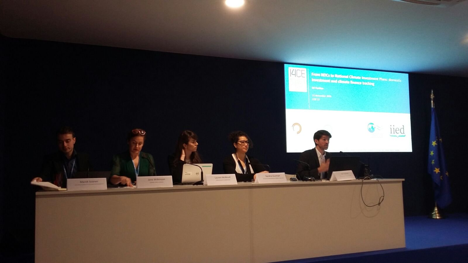 Happy to gather the experience of @GrupoGFLAC @OECD_ENV @climatepolicy @IIED and @i4CE in our domestic #climatefinance event at #COP22! https://t.co/es4E6YsKRo